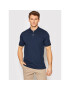 Jack&Jones Tricou polo Linen Basic 12199714 Bleumarin Regular Fit - Pled.ro