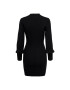 JDY Rochie tricotată 15271590 Negru Regular Fit - Pled.ro