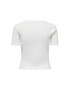 JDY Tricou 15290782 Alb Regular Fit - Pled.ro