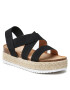 Jenny Fairy Espadrile WS17059-07 Negru - Pled.ro