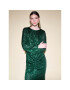 Joseph Ribkoff Rochie cocktail 234714 Verde Regular Fit - Pled.ro