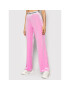 Juicy Couture Pantaloni trening Vicky Velvet JCLB220006 Roz Relaxed Fit - Pled.ro