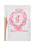 Juicy Couture Tricou Heritage Crest Tee JCWCT24337 Alb Slim Fit - Pled.ro