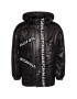 Just Cavalli Geacă din puf S01AM0330 Negru Regular Fit - Pled.ro