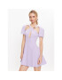 Just Cavalli Rochie cocktail 74PBO904 Violet Slim Fit - Pled.ro