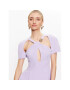 Just Cavalli Rochie cocktail 74PBO904 Violet Slim Fit - Pled.ro