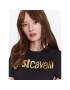 Just Cavalli Tricou 74PBHF00 Negru Regular Fit - Pled.ro