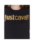 Just Cavalli Tricou 74PBHF00 Negru Regular Fit - Pled.ro