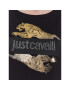 Just Cavalli Tricou 74PBHF07 Negru Regular Fit - Pled.ro