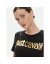 Just Cavalli Tricou 75PAHT00 Negru Regular Fit - Pled.ro