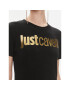 Just Cavalli Tricou 75PAHT00 Negru Regular Fit - Pled.ro