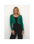 Kaffe Bolero Astrid Roll 500020 Verde Regular Fit - Pled.ro