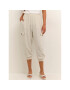 Kaffe Pantaloni din material Liny 10505458 Bej Relaxed Fit - Pled.ro