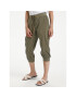 Kaffe Pantaloni din material Naya 10502803 Verde Regular Fit - Pled.ro