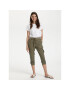 Kaffe Pantaloni din material Naya 10502803 Verde Regular Fit - Pled.ro