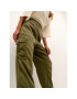 Kaffe Pantaloni din material Zilia 10507507 Verde Relaxed Fit - Pled.ro