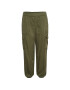 Kaffe Pantaloni din material Zilia 10507507 Verde Relaxed Fit - Pled.ro