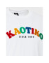 Kaotiko Tricou Yona AL004-01-G002 Alb Relaxed Fit - Pled.ro