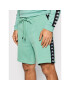 Kappa Pantaloni scurți sport 310052 Verde Regular Fit - Pled.ro