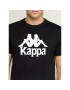 Kappa Tricou 303910 Negru Regular Fit - Pled.ro