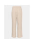 Karen by Simonsen Pantaloni din material Maddie 10104748 Bej Relaxed Fit - Pled.ro