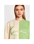 Karl Kani Bluză Signature Crop Splid Crew 6120017 Verde Oversize - Pled.ro