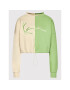 Karl Kani Bluză Signature Crop Splid Crew 6120017 Verde Oversize - Pled.ro