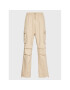 Karl Kani Pantaloni din material Rubber Signature 6002506 Bej Relaxed Fit - Pled.ro