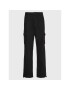 Karl Kani Pantaloni din material Rubber Signature 6002507 Negru Relaxed Fit - Pled.ro