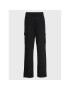 Karl Kani Pantaloni din material Rubber Signature 6002507 Negru Relaxed Fit - Pled.ro