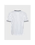 Karl Kani Tricou Serif Pinstripe Baseball 6033361 Alb Relaxed Fit - Pled.ro