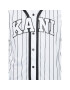 Karl Kani Tricou Serif Pinstripe Baseball 6033361 Alb Relaxed Fit - Pled.ro