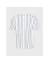 Karl Kani Tricou Small Signature Heavy Jersey Pinstripe 6037301 Alb Relaxed Fit - Pled.ro