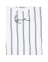 Karl Kani Tricou Small Signature Heavy Jersey Pinstripe 6037301 Alb Relaxed Fit - Pled.ro