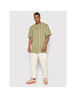 Karl Kani Tricou Small Signature Pinstripe 6030878 Verde Relaxed Fit - Pled.ro