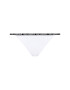 KARL LAGERFELD Bikini partea de jos Banded Tape KL21WBT01 Alb - Pled.ro