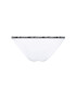 KARL LAGERFELD Bikini partea de jos Banded Tape KL21WBT01 Alb - Pled.ro