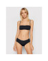 KARL LAGERFELD Bikini partea de jos Branded Tape KL21WBT02 Negru - Pled.ro