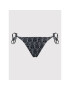 KARL LAGERFELD Bikini partea de jos Ikonic All-Over KL22WBT13 Negru - Pled.ro