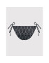 KARL LAGERFELD Bikini partea de jos Ikonic All-Over KL22WBT13 Negru - Pled.ro