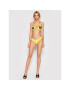 KARL LAGERFELD Bikini partea de jos Printed Logo KL21WBT05 Galben - Pled.ro