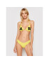 KARL LAGERFELD Bikini partea de jos Printed Logo KL21WBT05 Galben - Pled.ro