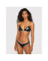 KARL LAGERFELD Bikini partea de jos Zebra KL22WBT25 Negru - Pled.ro