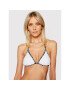 KARL LAGERFELD Bikini partea de sus Branded Tape KL21WTP01 Alb - Pled.ro