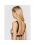 KARL LAGERFELD Bikini partea de sus KL21WTP15 Negru - Pled.ro