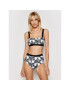 KARL LAGERFELD Bikini partea de sus KL21WTP15 Negru - Pled.ro