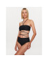 KARL LAGERFELD Bikini partea de sus Monogram 231W2215 Negru - Pled.ro