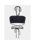 KARL LAGERFELD Bikini partea de sus Monogram 231W2215 Negru - Pled.ro