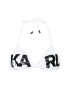 KARL LAGERFELD Bikini partea de sus Printed Logo KL21WTP05 Alb - Pled.ro