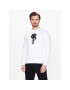 KARL LAGERFELD Bluză 705089 531900 Alb Regular Fit - Pled.ro